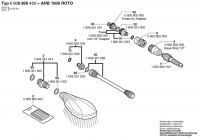 Bosch 0 600 800 450 ARB 1000 ROTO-SET Car-Wash Set Spare Parts